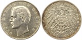 8389 Kaiserreich Bayern 3 Mark 1909