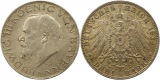 8400 Kaiserreich Bayern 3 Mark 1914