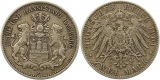 8402 Kaiserreich Hamburg 2 Mark 1901