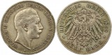 8427 Kaiserreich Preussen 5 Mark 1899