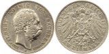 8445 Kaiserreich Sachsen 2 Mark 1902 Tod