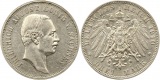 8448 Kaiserreich Sachsen 3 Mark 1910