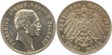 8449 Kaiserreich Sachsen 3 Mark 1911