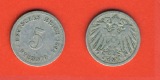 Kaiserreich 5 Pfennig 1894 A