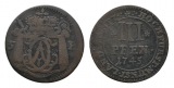 Münster, Cu 3 Pfennig 1745