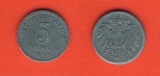 Kaiserreich 5 Pfennig 1915 A Eisen