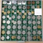 Ägypten, 78 Kleinmünzen, ohne Tablett(Originalbilder per Ema...