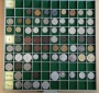 Schweiz/Italien/Vatikan/Albanien, 71 Kleinmünzen, ohne Tablett
