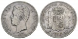 Spanien, 5 Pesetas 1871