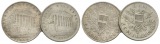 Österreich, Schilling 1924/1925 (2 Kleinmünzen)
