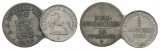 Altdeutschland, 2 Kleinmünzen 1855/1863