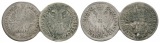 Altdeutschland, 2 Kleinmünzen 1726