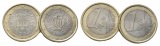 San Marino, 1 Euro 2002 (2 Münzen)