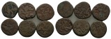 Asien, 6 Kleinmünzen