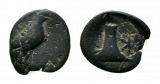 Antike, Aeolis Kyme; Bronzemünze 1,01 g