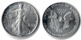 USA  1 Dollar (American Eagle) 1991 FM-Frankfurt Feingewicht: ...