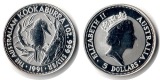Australien  5 Dollar (Kookaburra) 1991  FM-Frankfurt Feingewic...