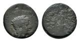 Antike, Tiberius; Bronzemünze 3,61 g