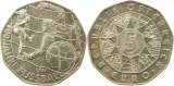 8711  Österreich 5 Euro Silber 2004 100 Jahre Fußball