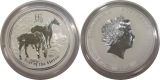 Australien  30 Dollar (Pferd) 2014 FM-Frankfurt  Feingewicht: ...