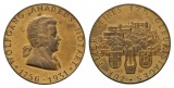 Wolfgang Amadeus Mozart; Medaille 1931, vergoldet; 16,7 g, Ø ...