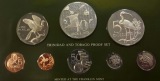 Trinidad & Tobago Münzset 1 Cent - 10 Dollar  1975 FM-Frankfu...