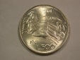 B21 Italien 500 Lire 1961 in UNC  Originalbilder