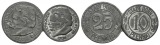 Bonn, Notgeld (2 Kleinmünzen 1920)