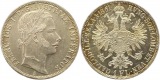 8832 Österreich Gulden Silber 1861 A