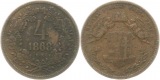 8841 Österreich 4 Kreuzer 1868  KB
