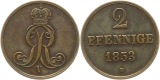 8887 Hannover 2 Pfennig 1853