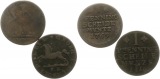 8890 Hannover 1 Pfennig 1769 und 1816