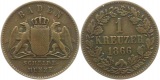 8895 Baden Durlach 1 Kreuzer 1866