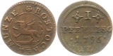 8901 Rostock 1 Pfennig 1796