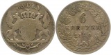 8914 Baden 6 Kreuzer 1840