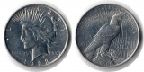 USA  1 Dollar(Peace Dollar) 1923  FM-Frankfurt Feingewicht: 24...