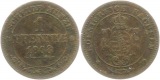 8933 Sachsen 1 Pfennig 1868
