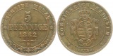 8941 Sachsen 5 Pfennig 1862