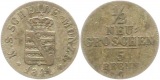 8946 Sachsen  1/2 Neugroschen 1841