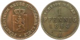 9048 Reuss jüngere Linie 1 Pfennig 1864