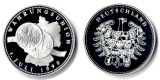 Deutschland Medaille 1990 FM-Frankfurt Gewicht: ca.20,2g  PP  ...