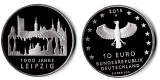 Deutschland  10 Euro (1000 Jahre Leipzig) 20015  FM-Frankfurt ...