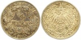 9132 Kaiserreich  1/2 Mark  1912 F