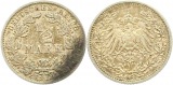 9134 Kaiserreich  1/2 Mark  1913 G