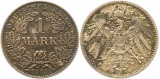 9147 Kaiserreich  1 Mark  1907 G