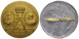 Medaille, Vs.vergold.Bronze, Rs.m.Blei ausgef.,Berlin,1901; 68...