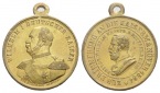 Bronzemedaille, Kaisermanöver, 1884; 11,40 g; Ø 28,6 mm