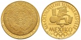 9,4 g Feingold. Olympiade 1968 Mexiko / Aztekenkalender