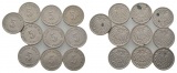 Kaiserreich, 10 Kleinmünzen (1907/1908/1909)