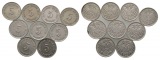 Kaiserreich, 9 Kleinmünzen (1914/1915)